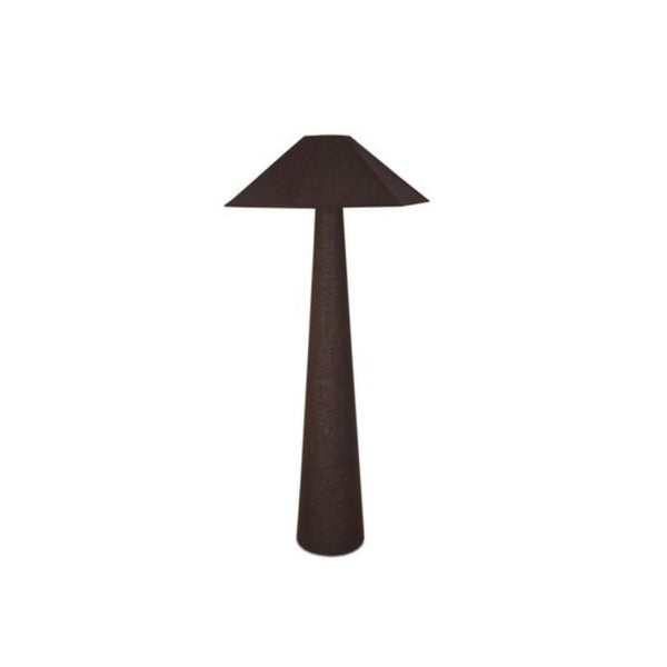 Ceramic Gigi Floor Lamp, Dark Brown