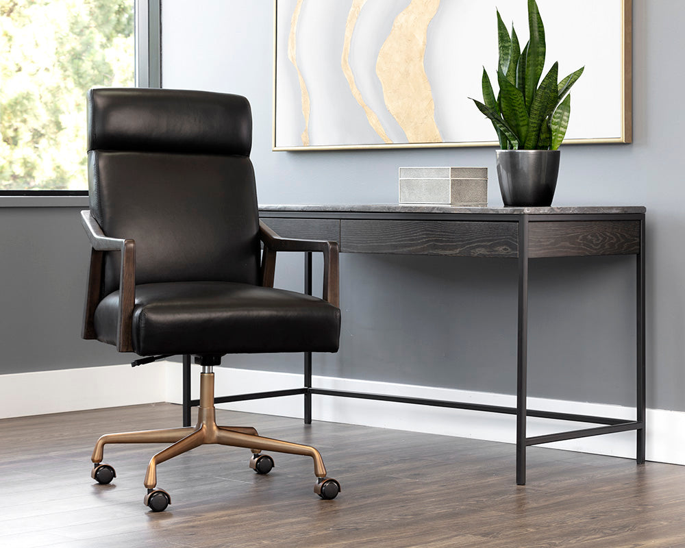 Collin Office Chair – Cortina Black
