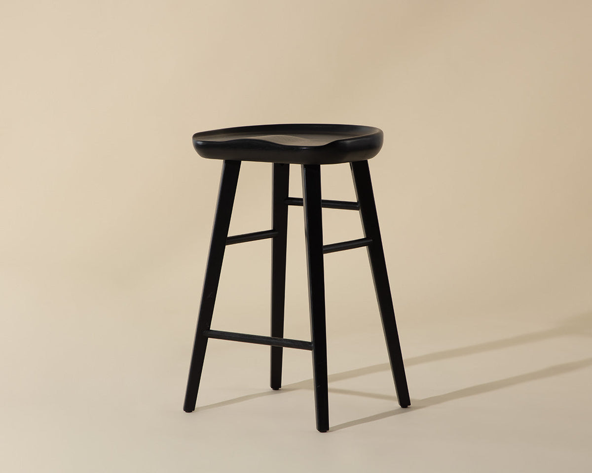 Dominic Counter Stool – Black