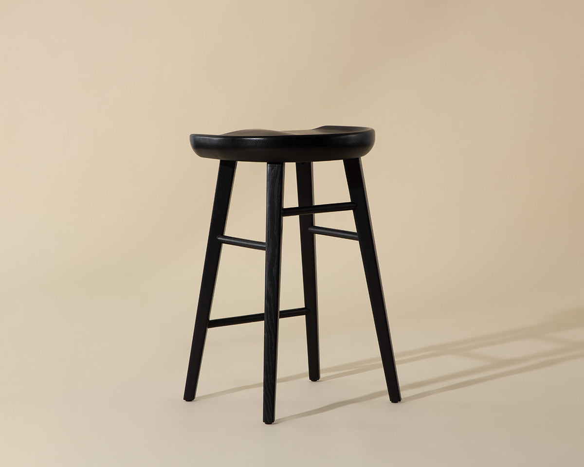 Dominic Counter Stool – Black