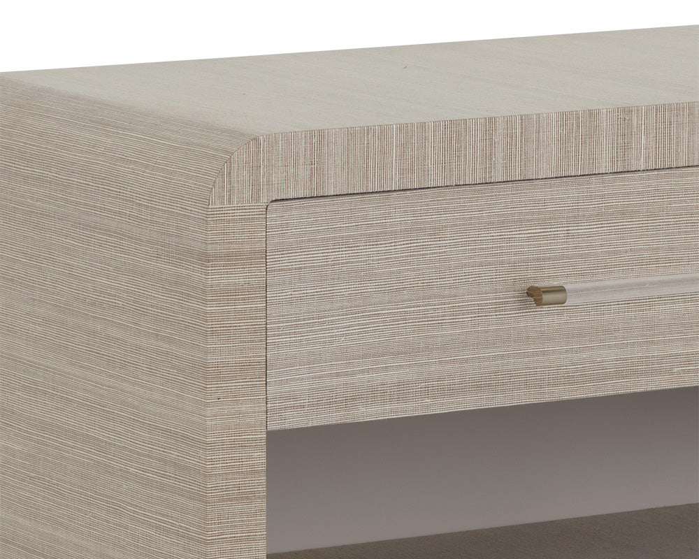 Atherton Raffia Nightstand