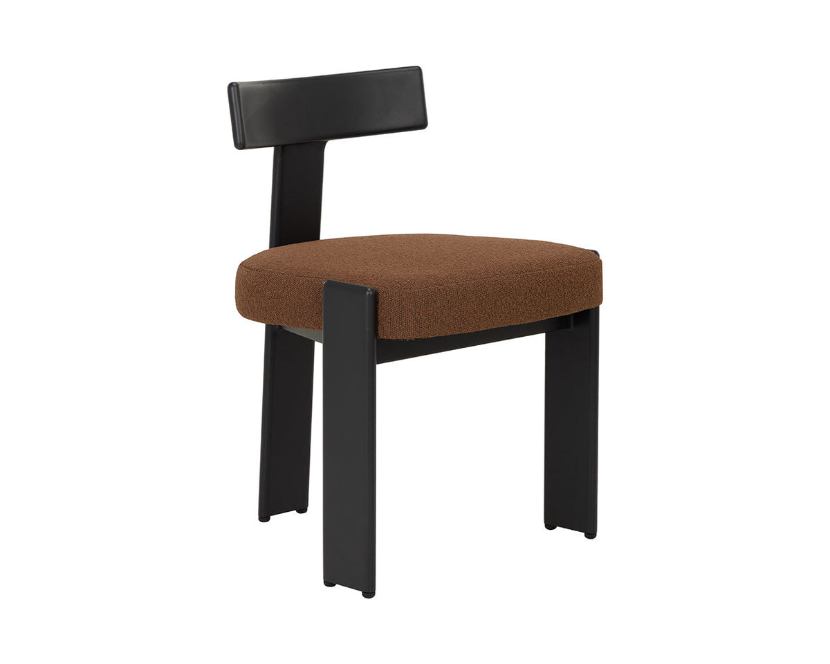 Titan Upholstered Dining Chair, Vista Ganache, detail
