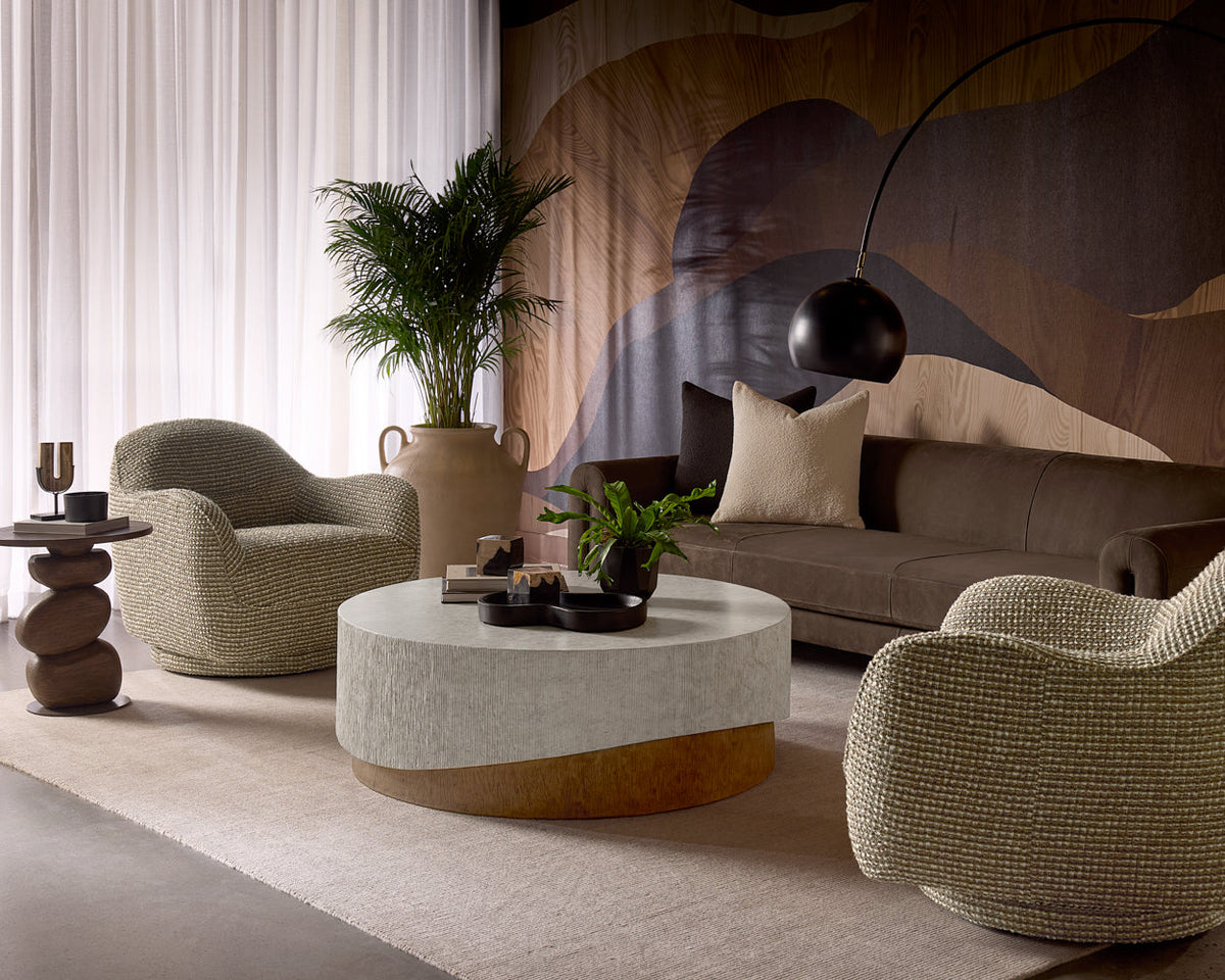 Saskia Concrete Vase — room setting
