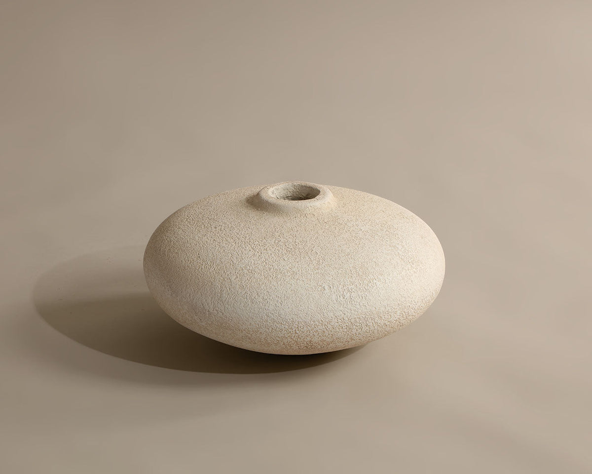 Eryne Concrete Vase — top view