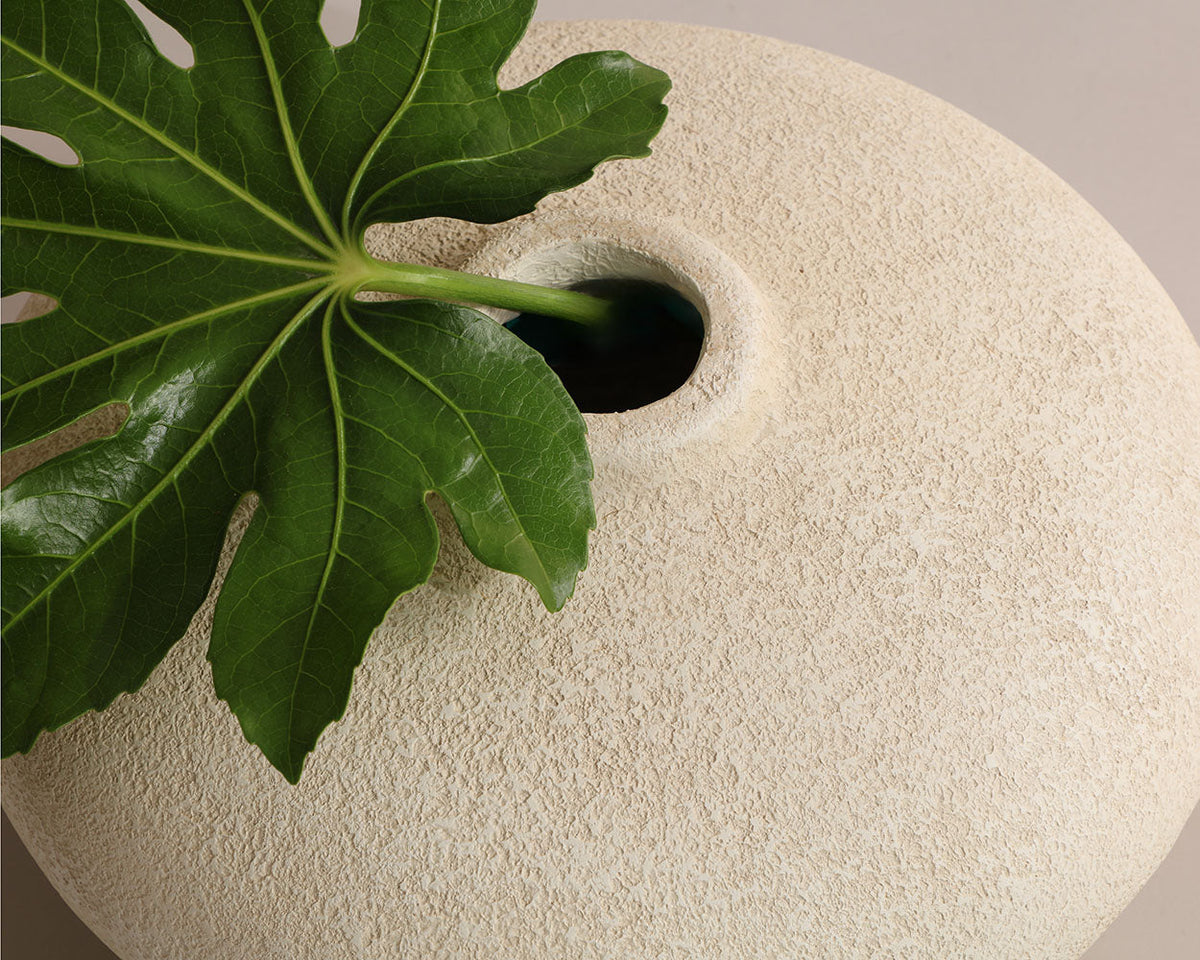 Eryne Concrete Vase — close-up