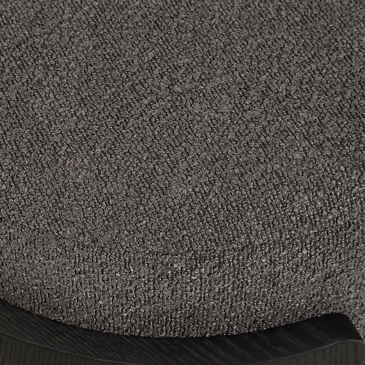 Capsula upholstered ottoman in black, photo 5