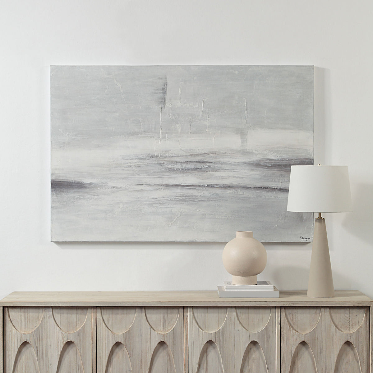 Benalla wall art by Renwil, 100% cotton, natural
