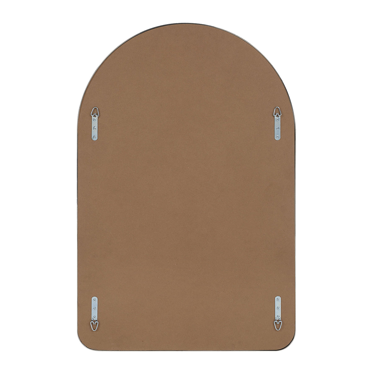 Cassis wall mirror by Renwil, extruded aluminum, polished nickel finish