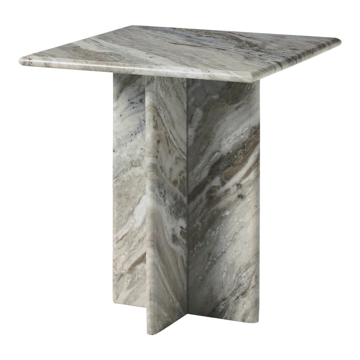 Grayson accent table by Renwil, sanwar marble, natural stone