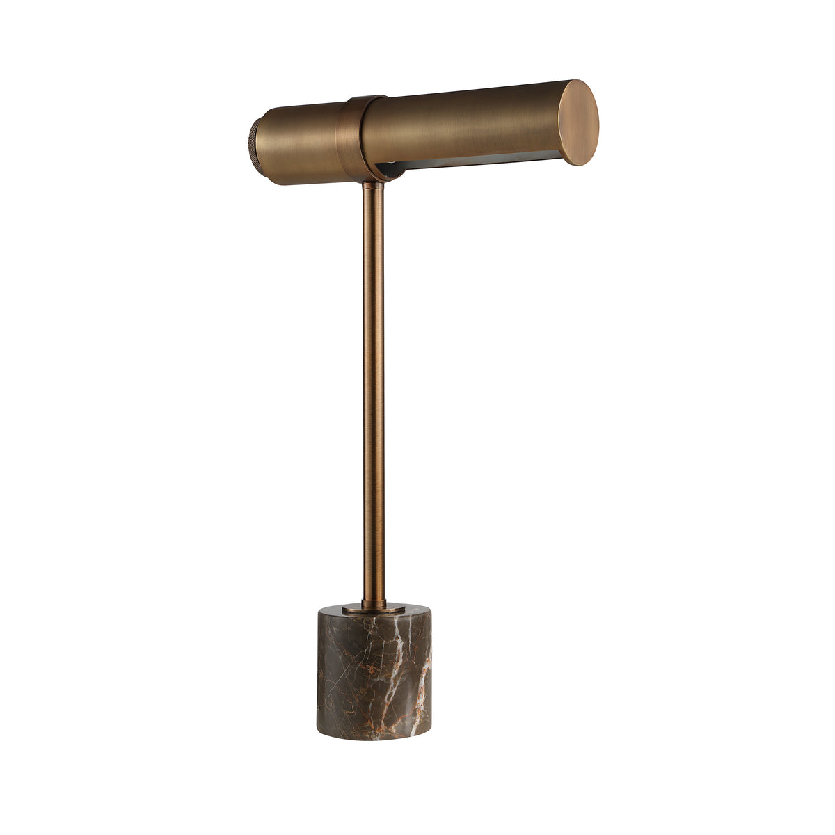 Gusle table lamp by Renwil, iron, dark antique brushed bronze finish