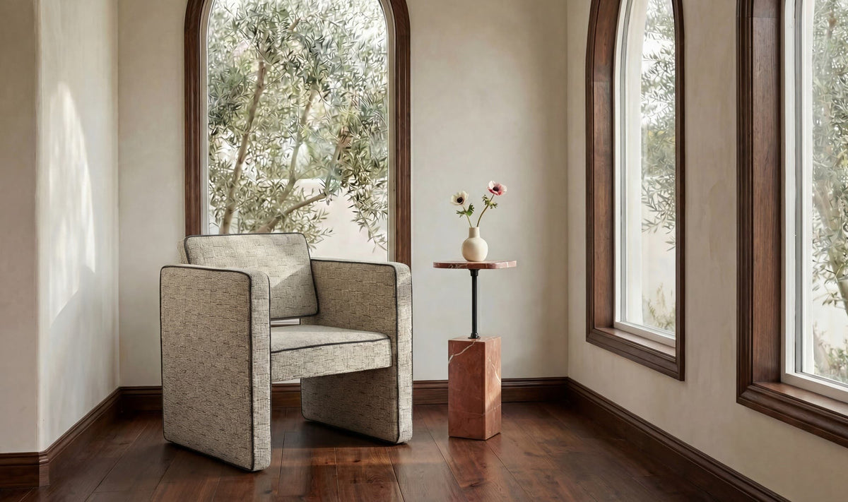 Stone-Top Caro Side Table | Arco Studio Home