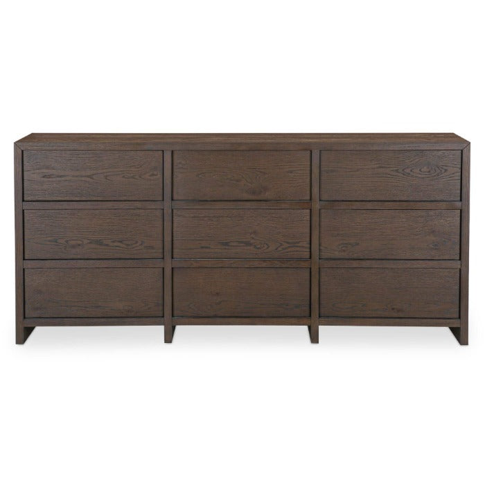 Jenson Oak 9 Drawer Dresser