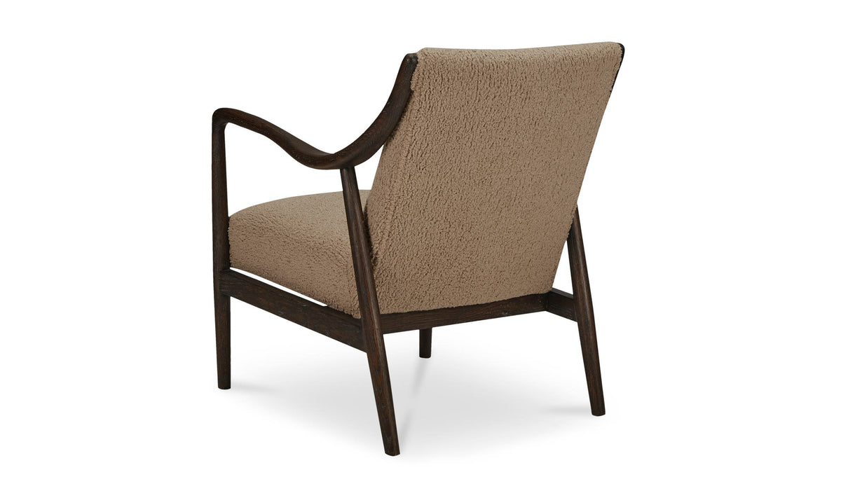 Yates Accent Chair dimension diagram, back