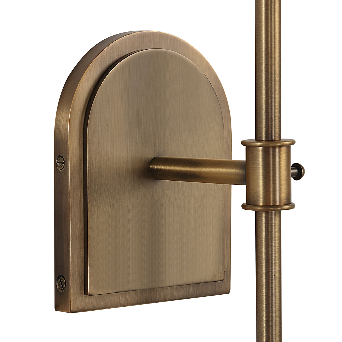 Montreux wall sconce by Renwil, iron, antique brass finish