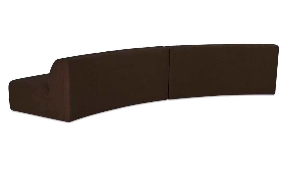 Naomi 2 Piece Convex Modular Sectional 3