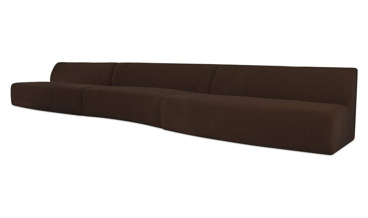 Naomi 3 Piece Wave Modular Sectional 2