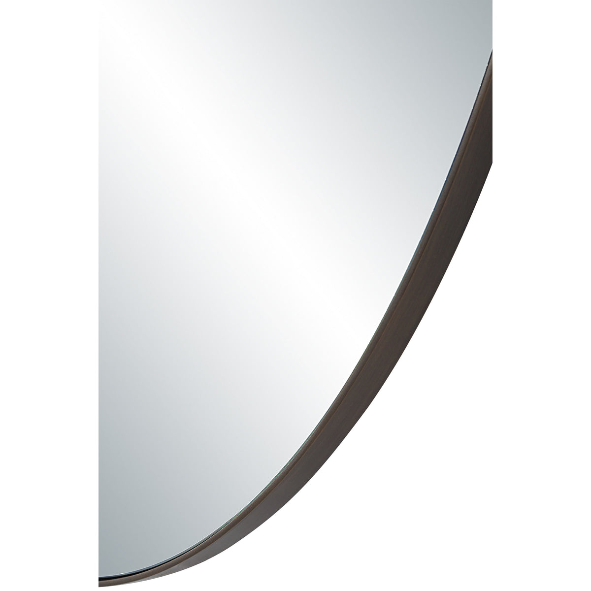 Reims wall mirror by Renwil, stainless steel, brass finish