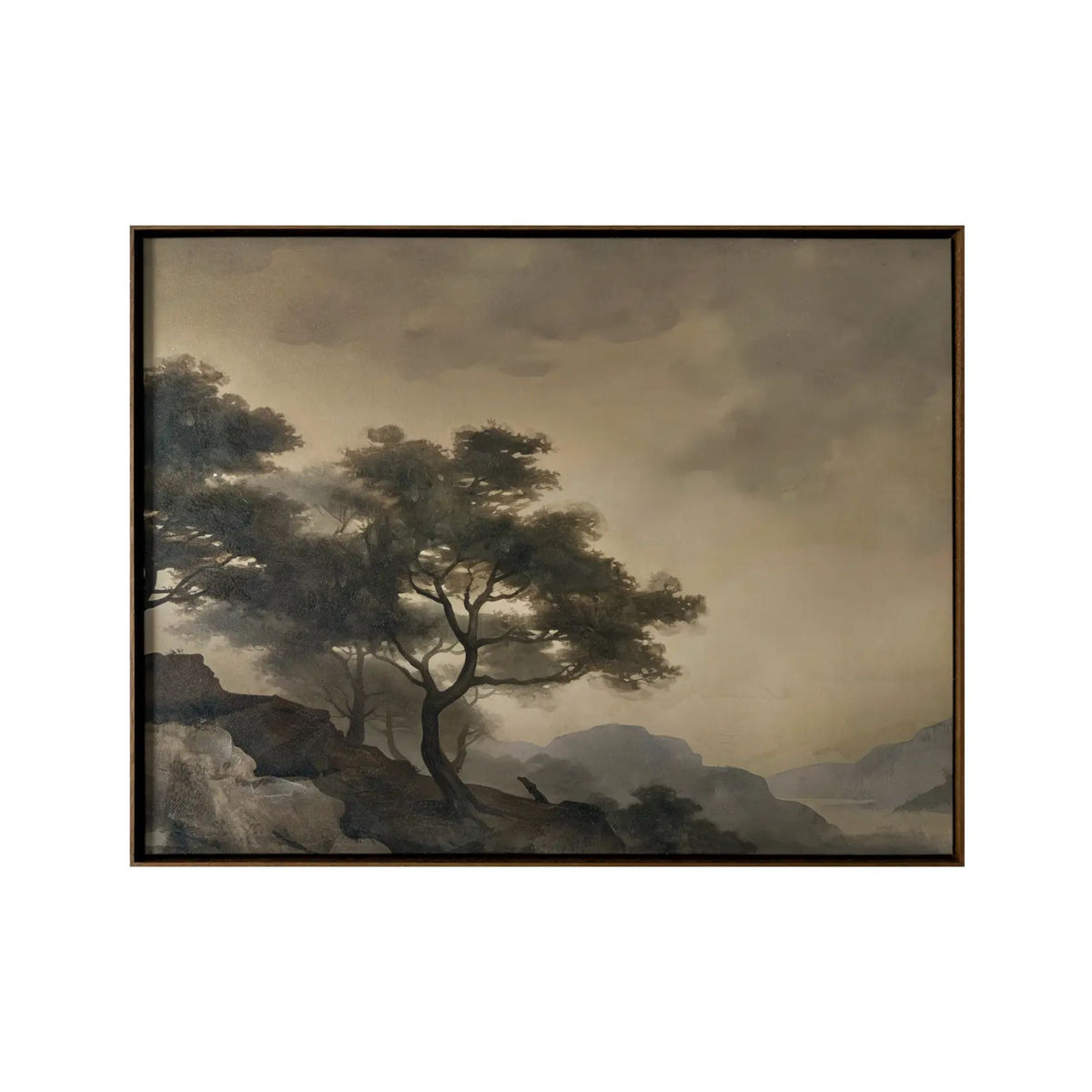 Reverie framed painting by Moe's Home Collection, canvas, soft brushwork multicolor composition