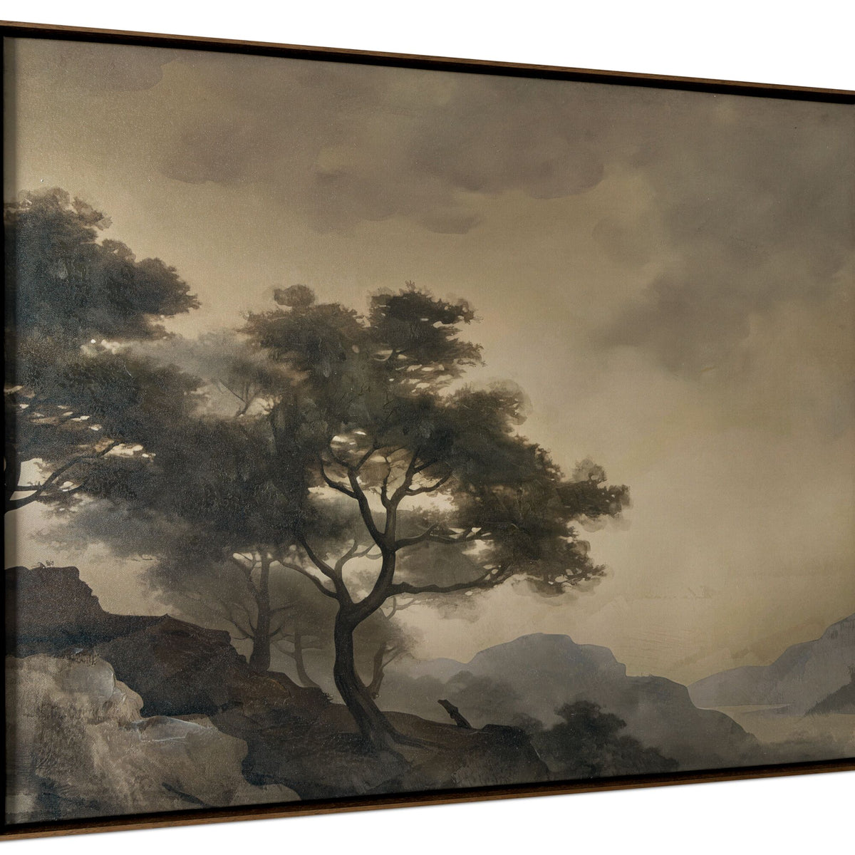 Reverie framed painting by Moe's Home Collection, canvas, soft brushwork multicolor composition