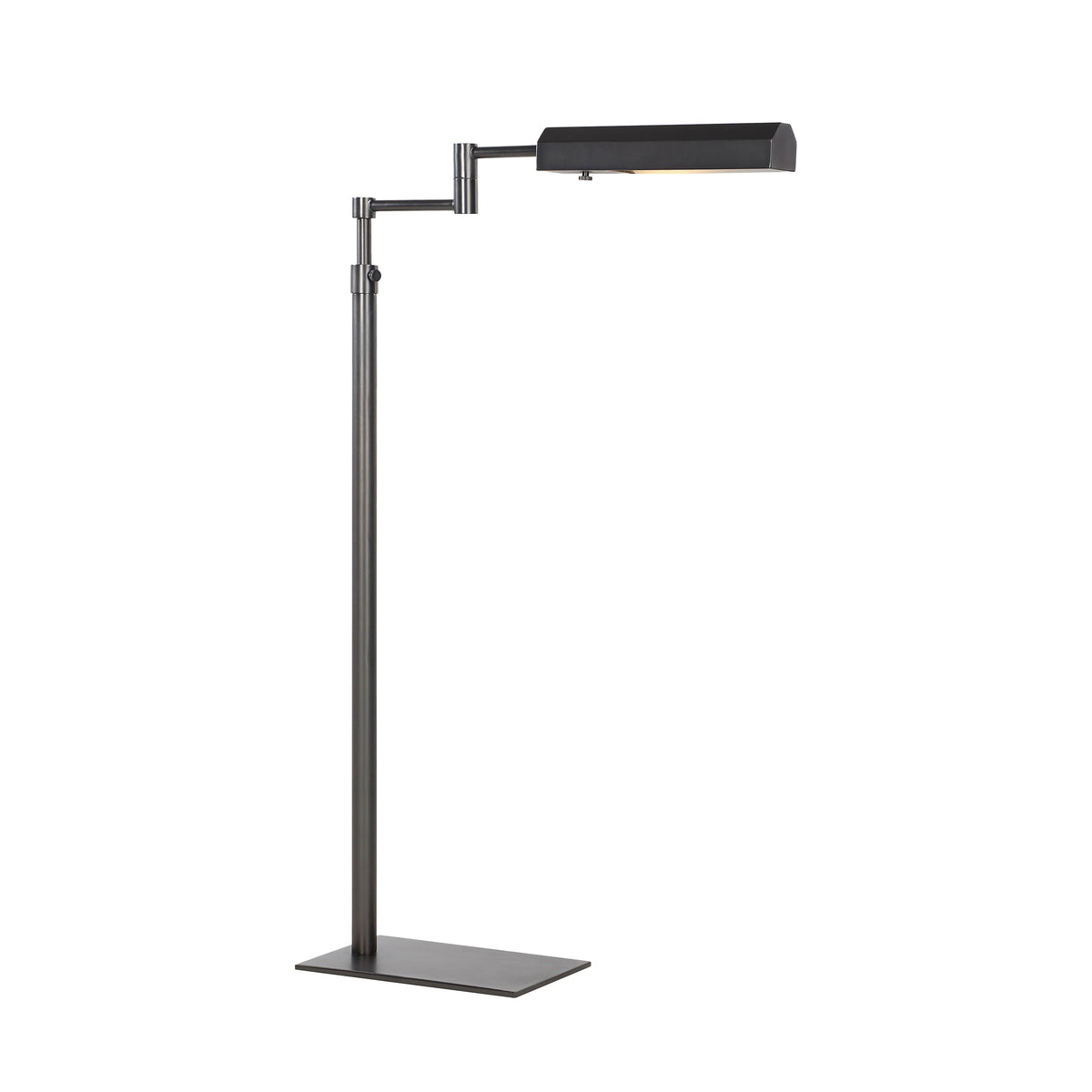 Thiva floor lamp by Renwil, iron, bronze finish
