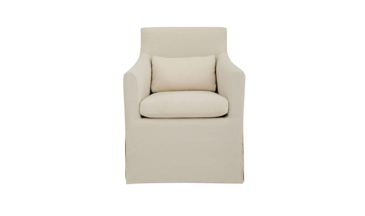 Upholstered Outdoor Lydia Dining Chair Cream