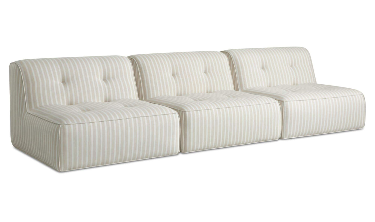 Upholstered Outdoor Sunseeker 3 Piece Sofa Set 2