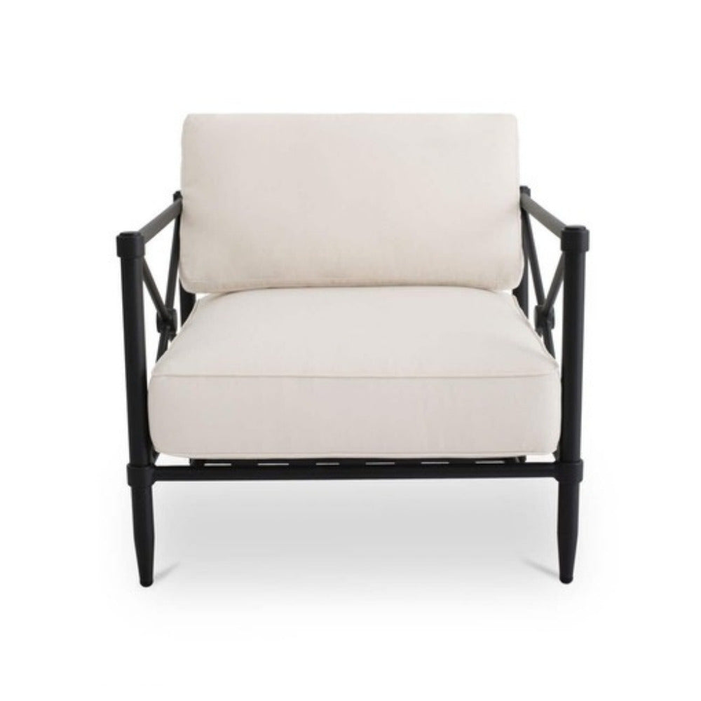 Upholstered Outdoor Willow Accent Chair