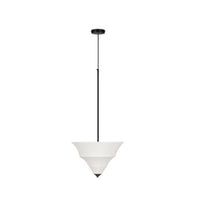 White Ceramic Corrina Pendant Lamp