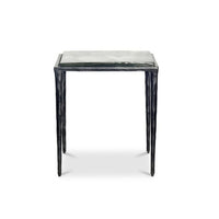 Clear Glass Mari Side Table