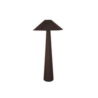 Ceramic Gigi Floor Lamp, Dark Brown