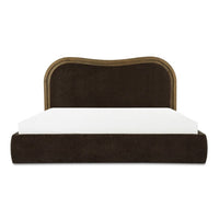 Camilla Queen Bed Warm Brown square