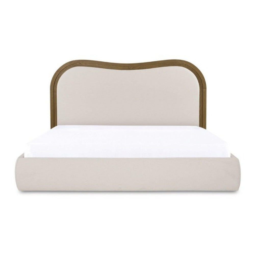 Camilla Queen Bed Oat square