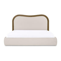 Camilla King Bed Oat square