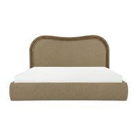 Camilla King Bed Green square