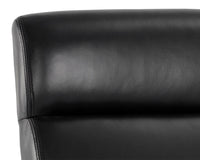 Collin Office Chair in Cortina Black leather