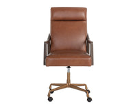 Collin Office Chair in Shalimar Tobacco leather