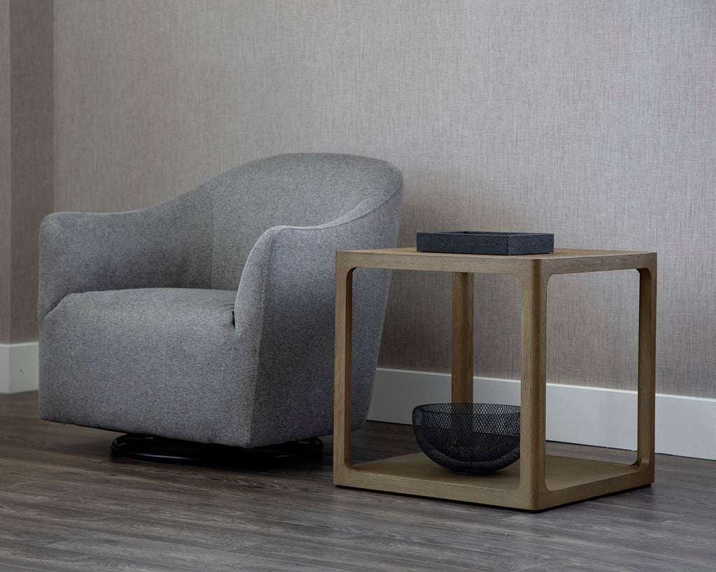 Doncaster Side Table — Smoke Grey