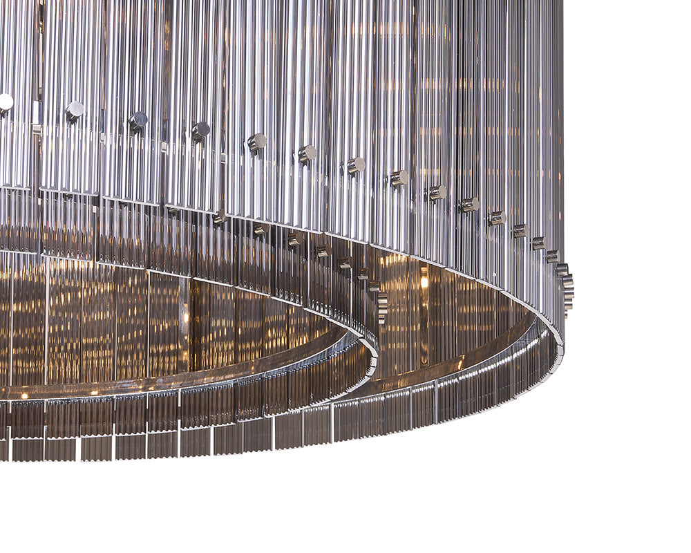 Kore Chandelier Large Smoke Grey