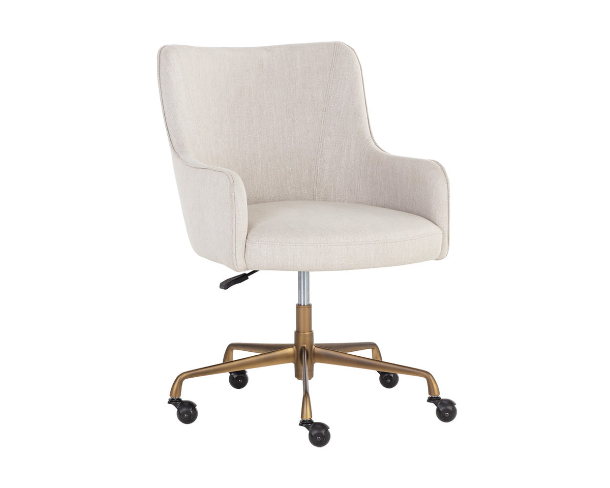 Franklin Office Chair – Beige Linen