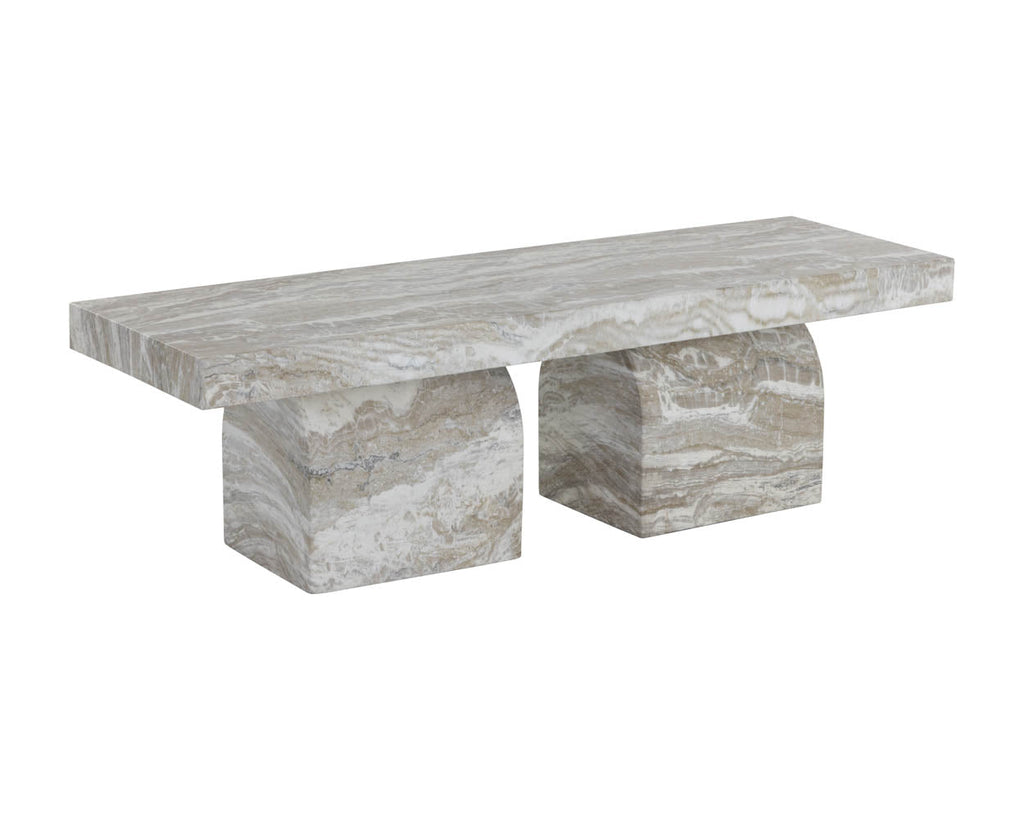 Colohan Bench - Sand Marble