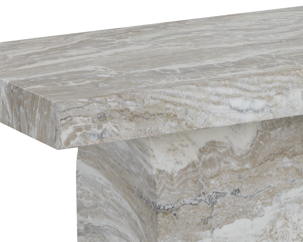 Colohan Bench - Sand Marble