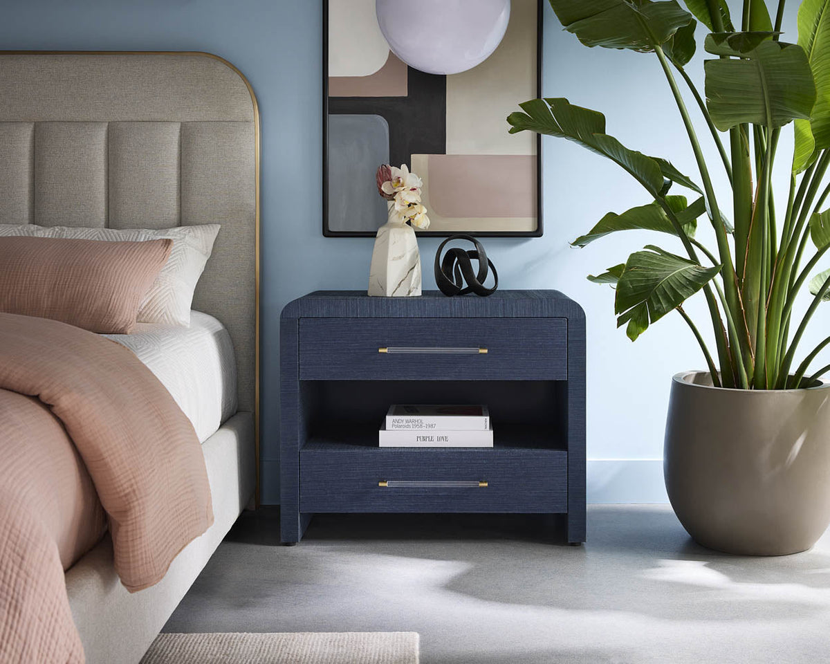 Atherton Raffia Nightstand