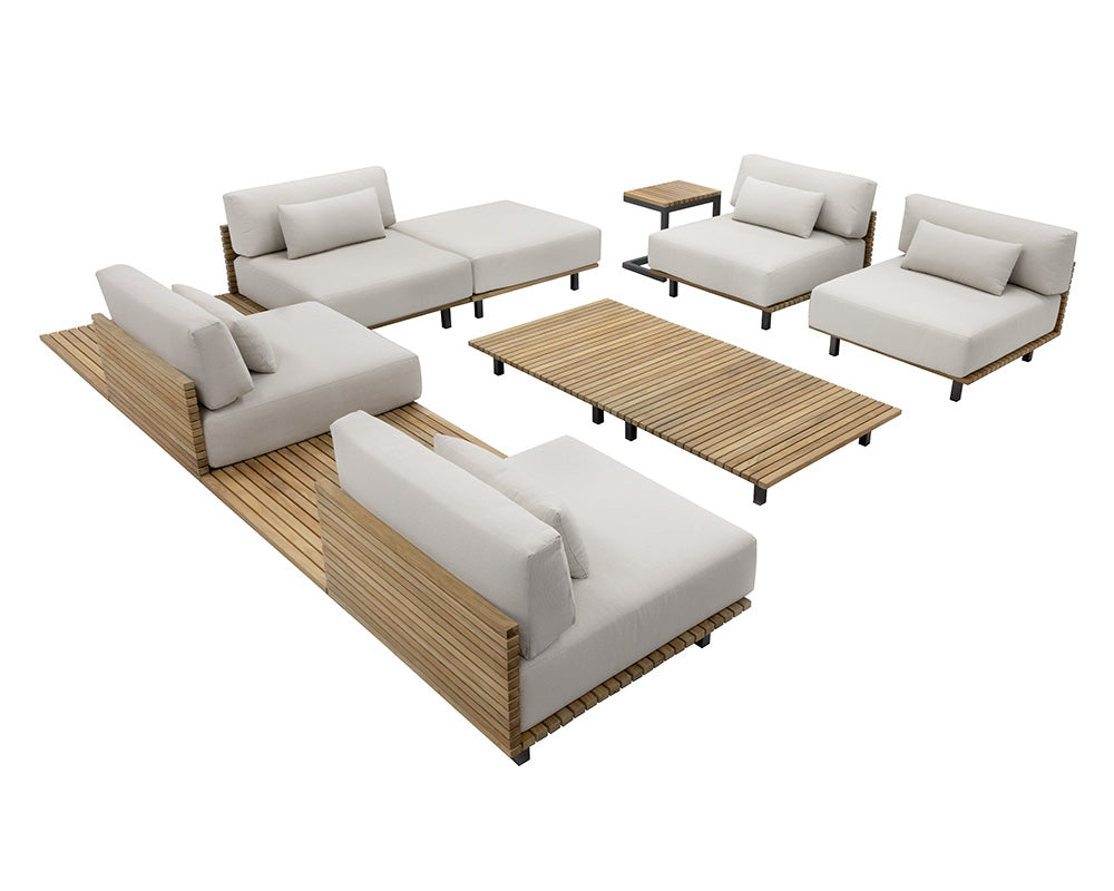 Geneve Modular Armless Chair - None - view 5