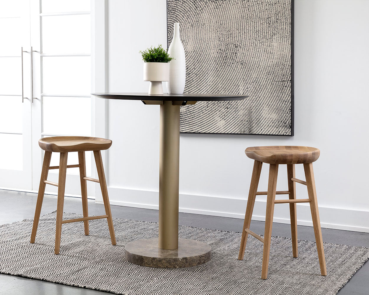 Dominic Counter Stool – Light Oak