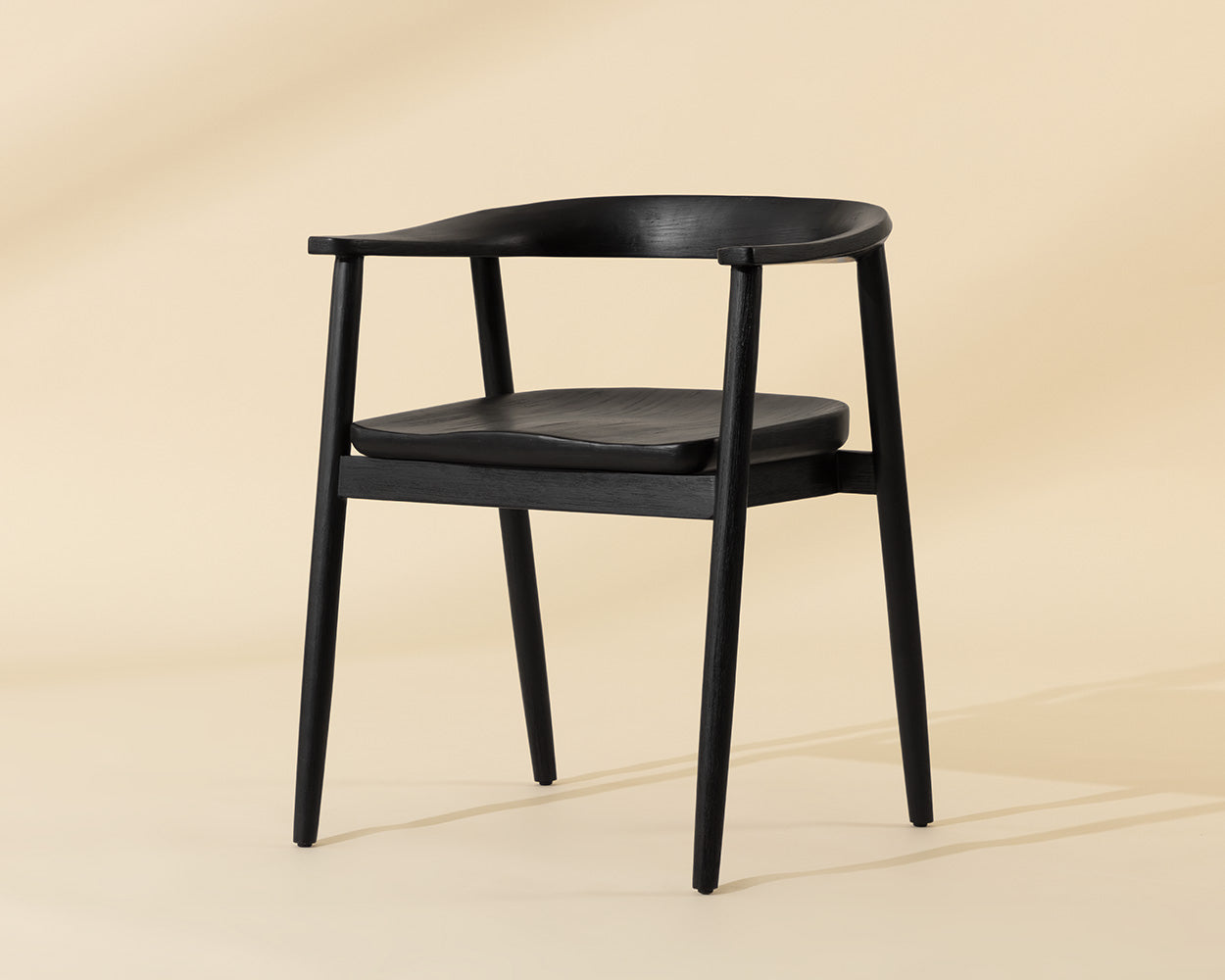 Jeremy Dining Armchair - Black