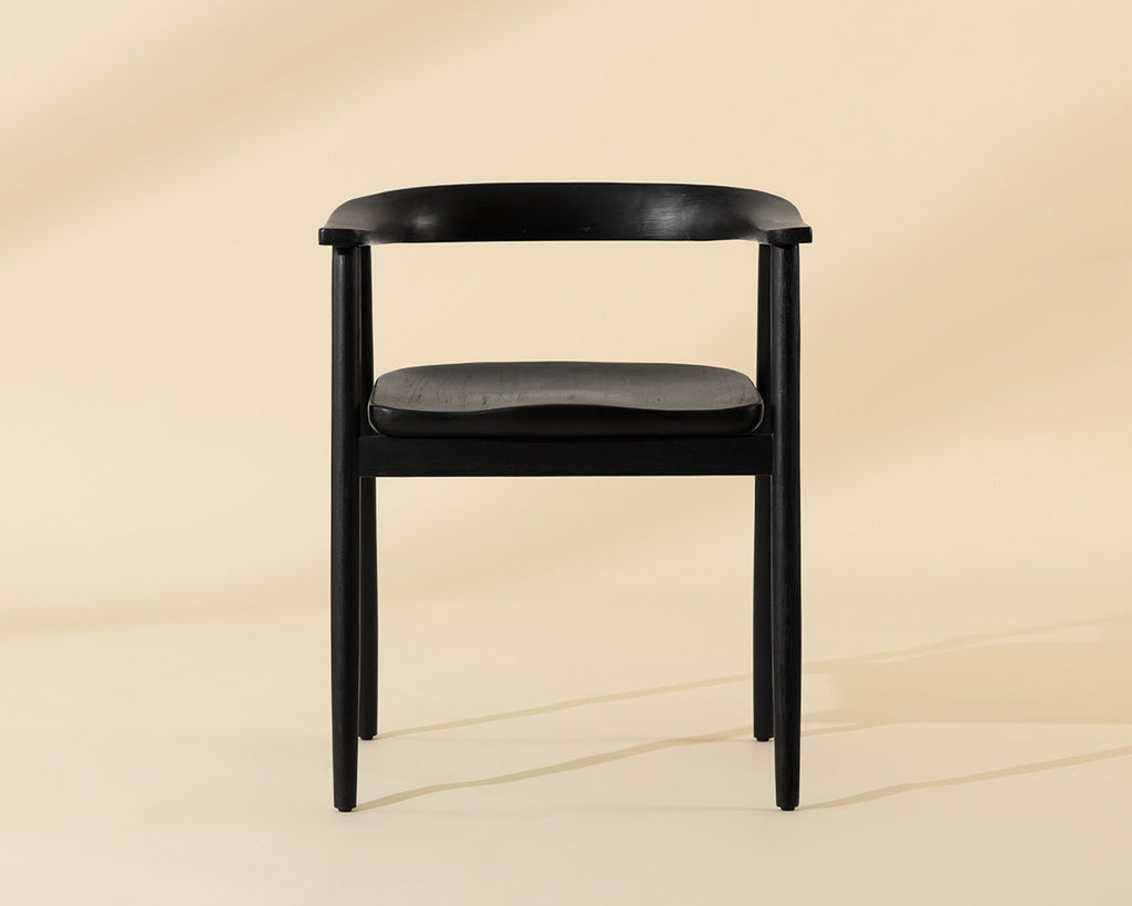 Jeremy Dining Armchair - Black