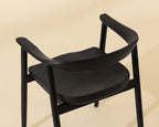 Jeremy Dining Armchair - Black