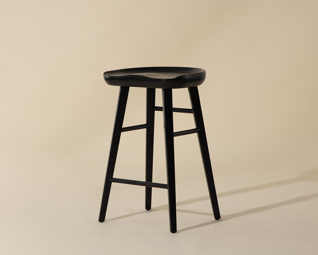 Dominic Counter Stool – Black