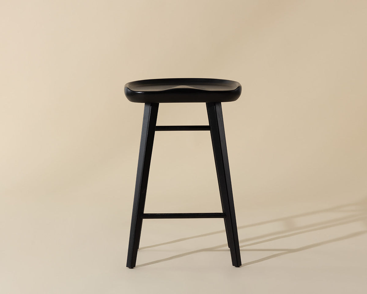 Dominic Counter Stool – Black