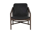 Cinelli Lounge Chair — Distressed Brown — view 3
